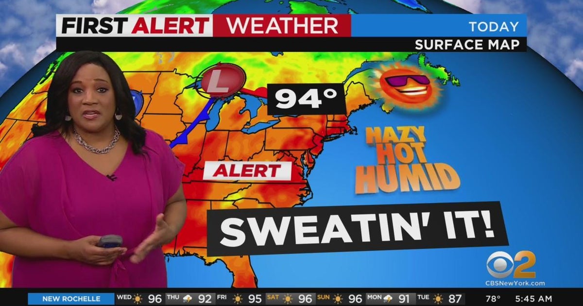 First Alert Weather: Feeling like triple digits - CBS New York