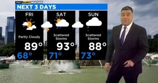 Chicago First Alert Weather: Rainy weekend ahead - CBS Chicago