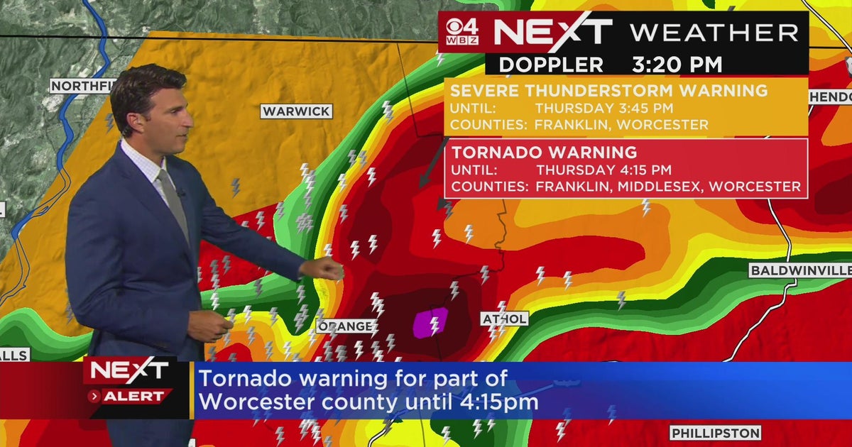 Tornado warning issued for part of Worcester County until 4:15 p.m ...