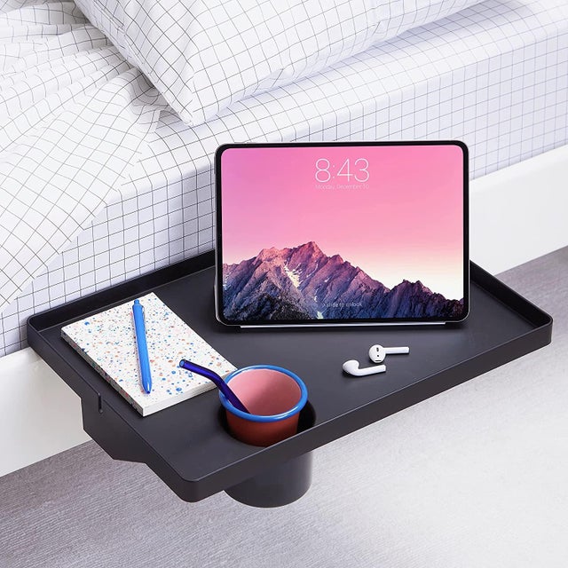 BedShelfie Essential Bedside Shelf with Cupholder 