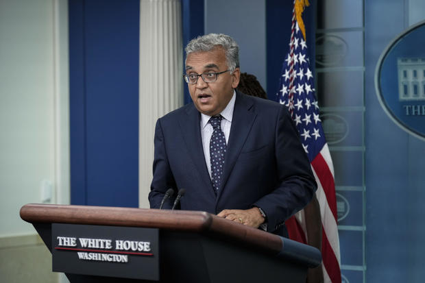 COVID-19 Response Coordinator Jha Joins Press Secretary For White House Briefing 