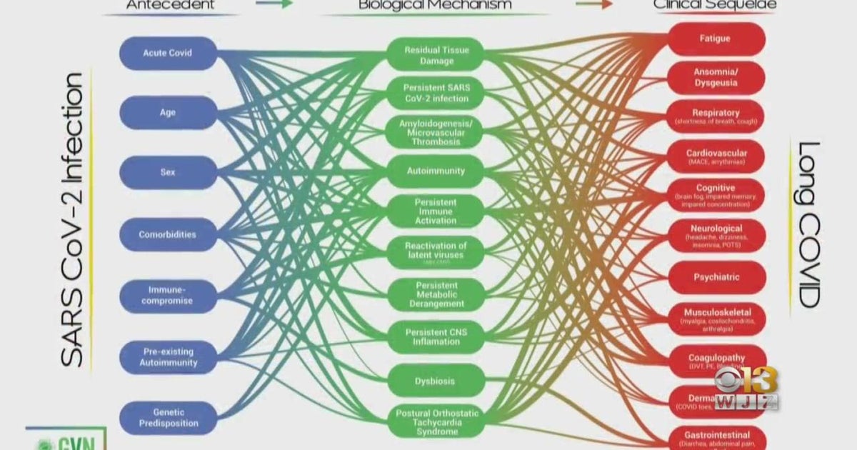 Researchers share findings on long COVID in Baltimore meeting CBS