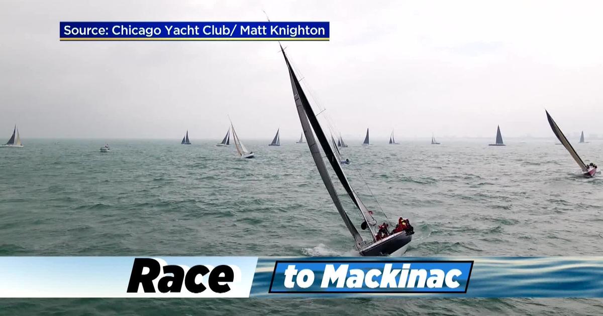 At sail for the Race to Mackinac CBS Chicago