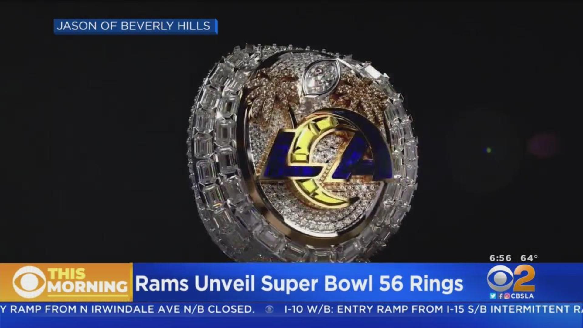 Rams unveil their Super Bowl rings - CBS Los Angeles