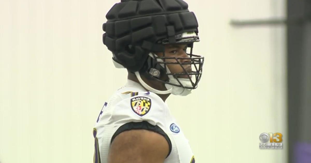 Ravens Embrace the Funny-Looking Guardian Helmets - Sports Illustrated  Baltimore Ravens News, Analysis and More