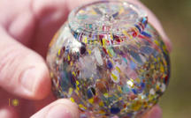 A glass orb treasure hunt on Block Island 