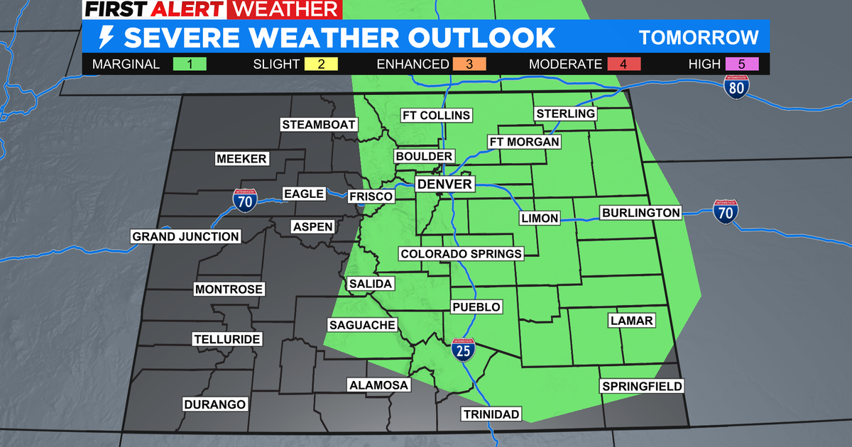 Colorado Weather: Cooler temperatures with chance of hail - CBS Colorado
