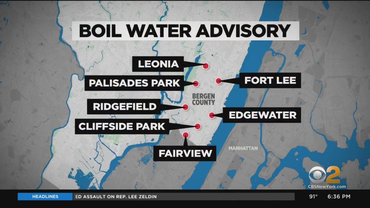 Bergen County boil water advisory lifted - CBS New York