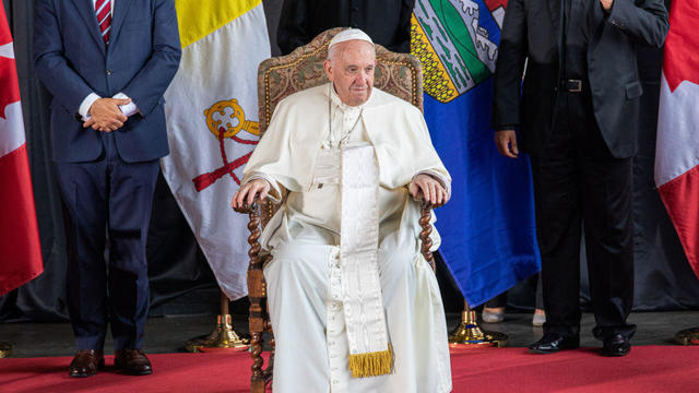 His Holiness Pope Francis arrives in Canada 