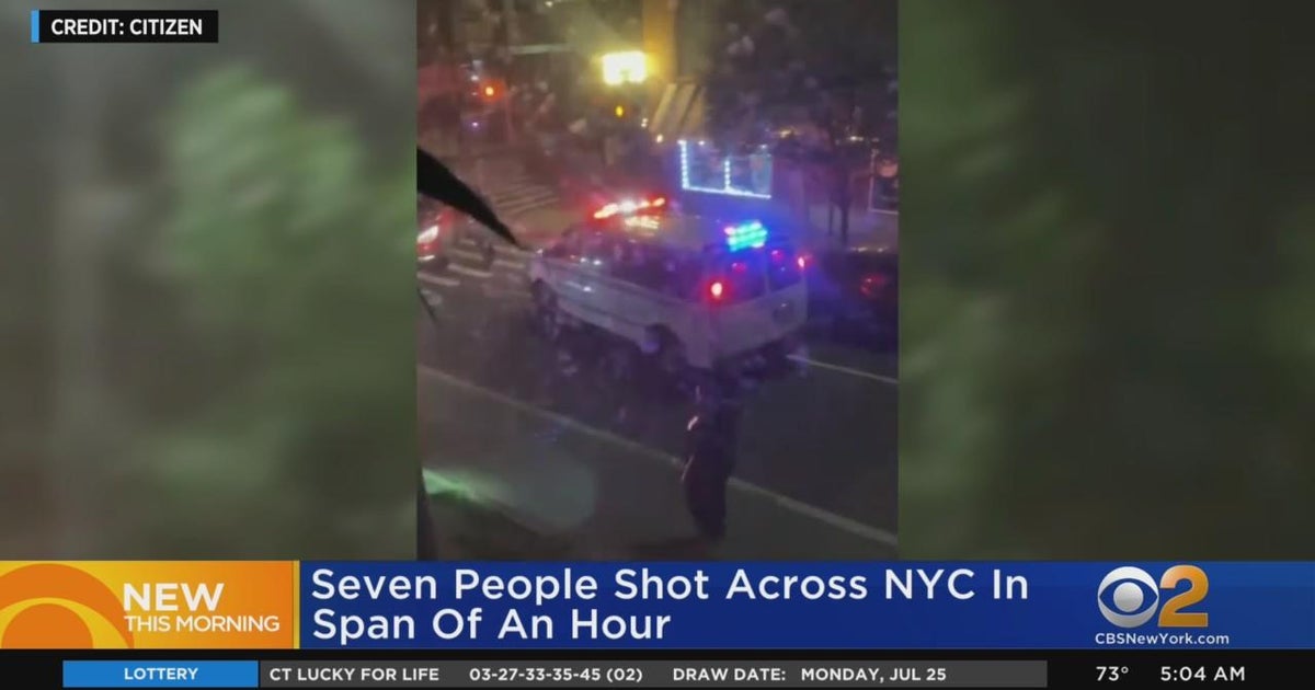 7 people shot within an hour in NYC - CBS New York