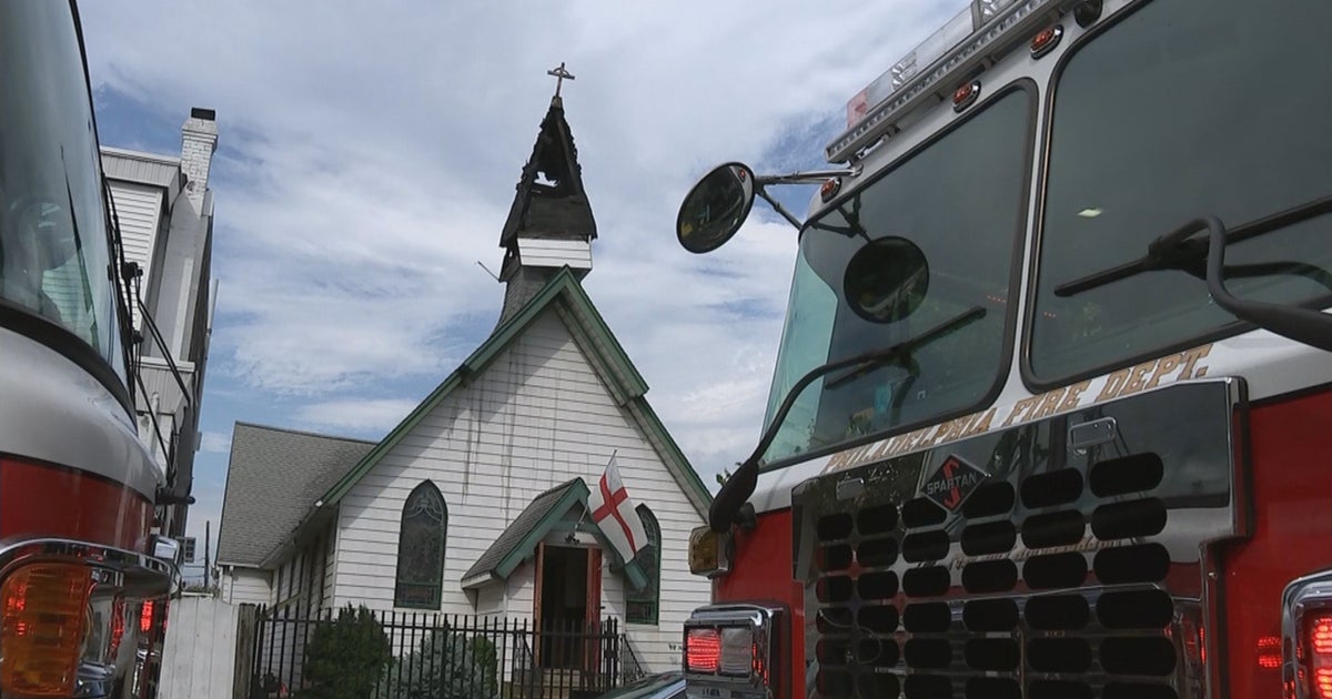 Lightning Strikes Church Steeple In Port Richmond, Causing Fire CBS