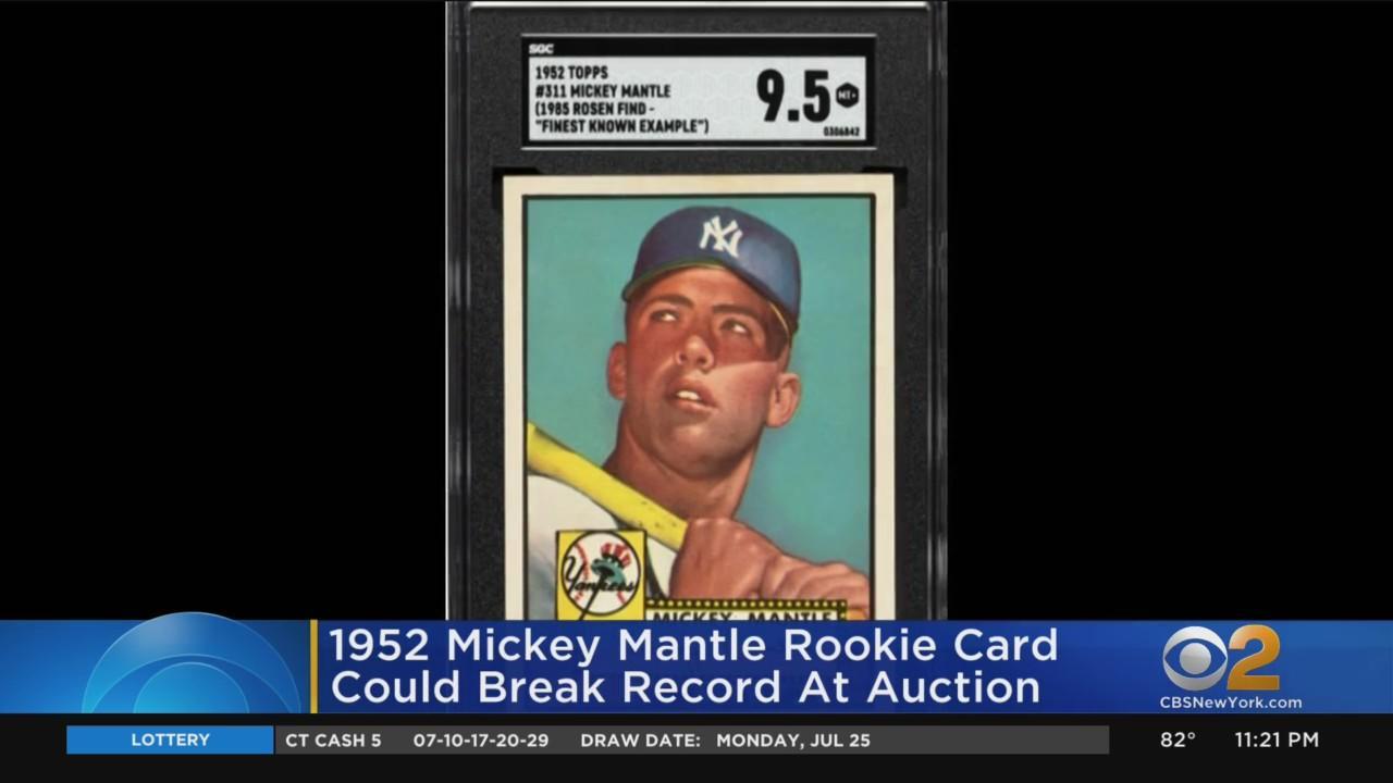 Mickey Mantle Card Breaks Sports Memorabilia Record by Selling for $12.6  Million – NBC New York