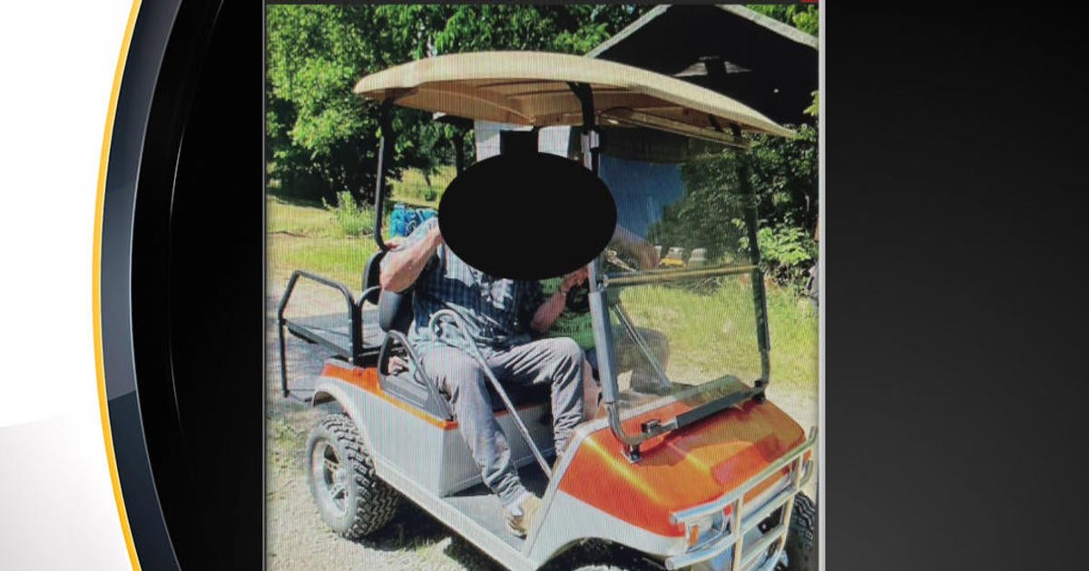 Police searching for stolen custom golf cart