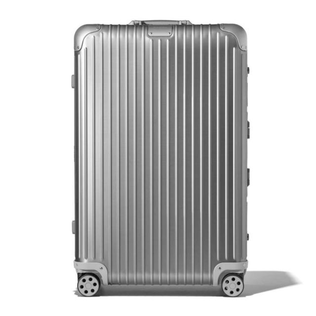 RIMOWA Scarlet and Marine Color Aluminum Suitcases