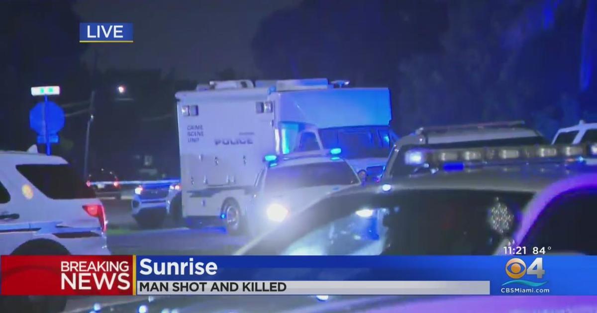 Deadly Shooting In Sunrise Under Investigation - CBS Miami