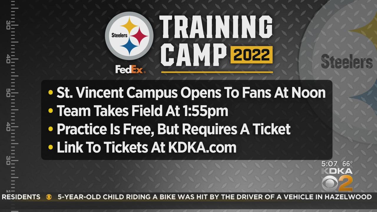 Fans come from all over for Steelers' first public practice at
