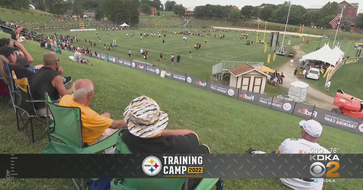 Steelers fans trek to Saint Vincent College for opening day of