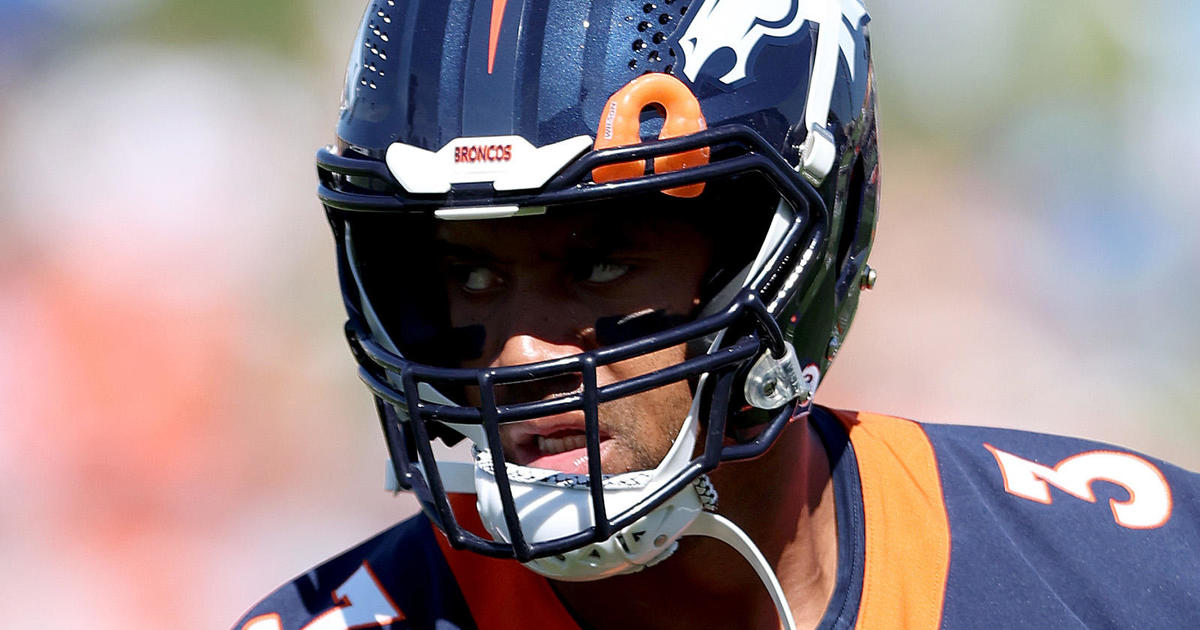 Quarterback Russell Wilson of the Denver Broncos poses with his News  Photo - Getty Images