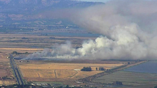 Point Fire burning in Sonoma County 