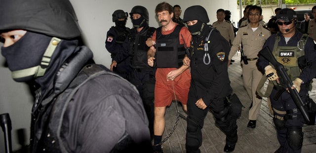 Alleged Russian arms dealer Viktor Bout