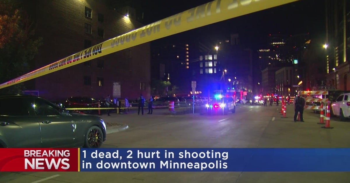 1 killed, 2 hurt in downtown Minneapolis shooting - CBS Minnesota