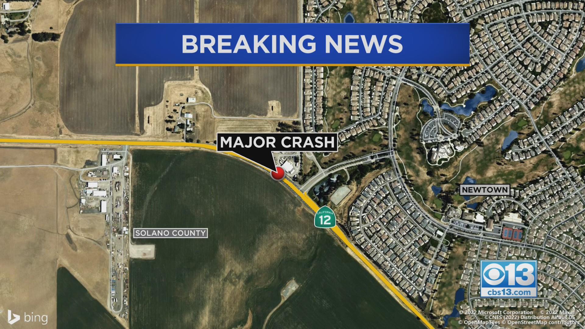 Highway 12 head-on crash in Rio Vista kills 4, injures 6