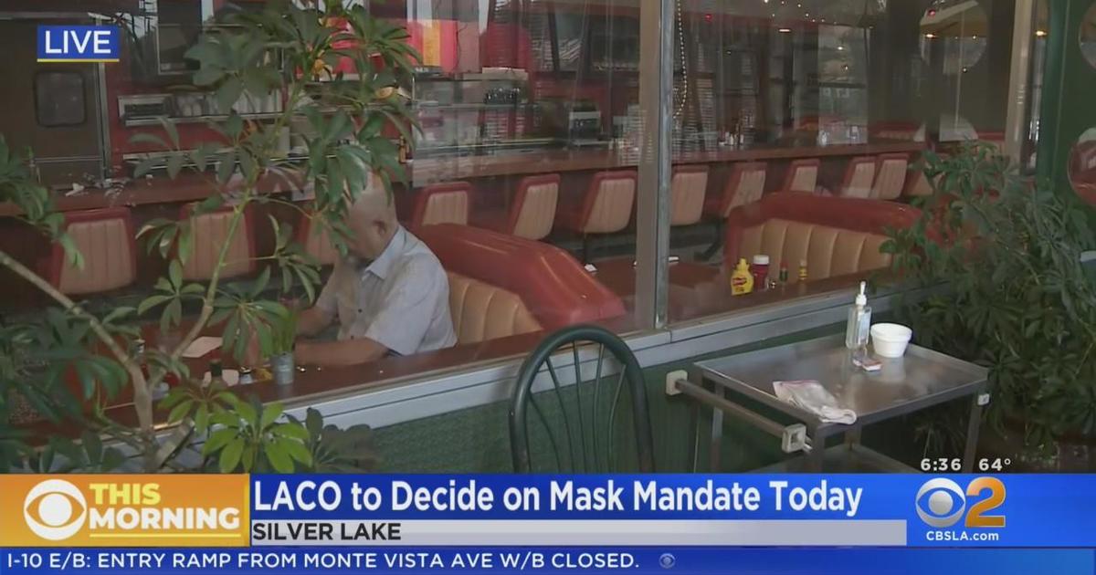 LA County officials to decide on mask mandate today CBS Los Angeles