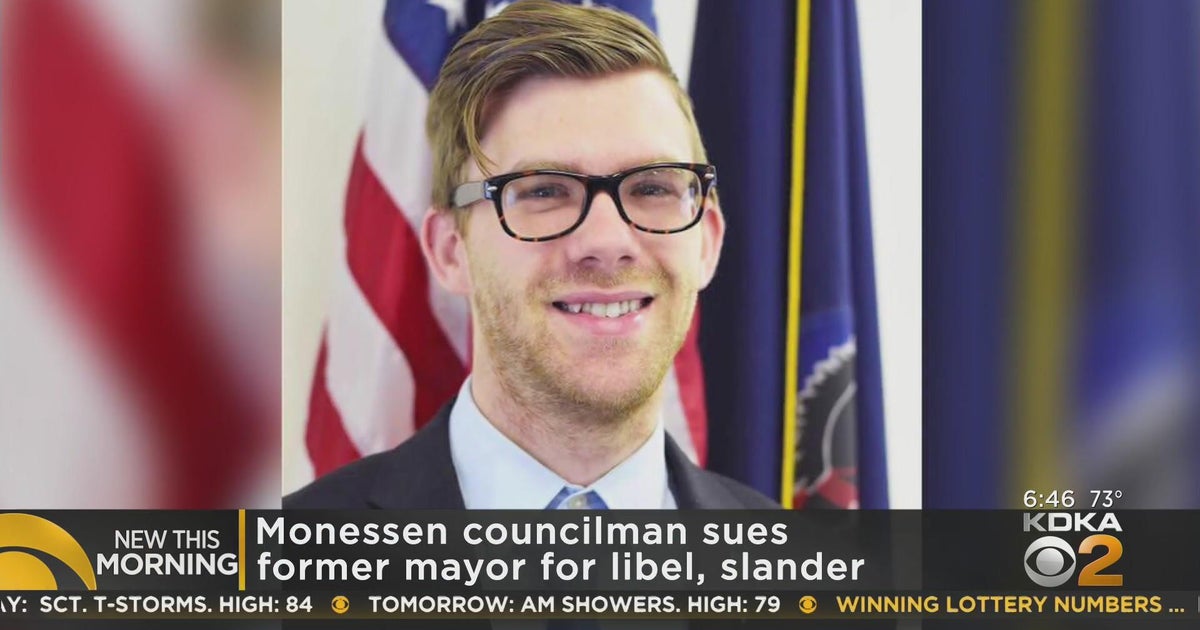 Monessen councilman sues former mayor CBS Pittsburgh