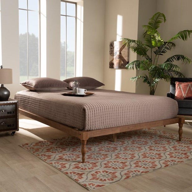 Baxton Studio Iseline Platform Bed Frame
