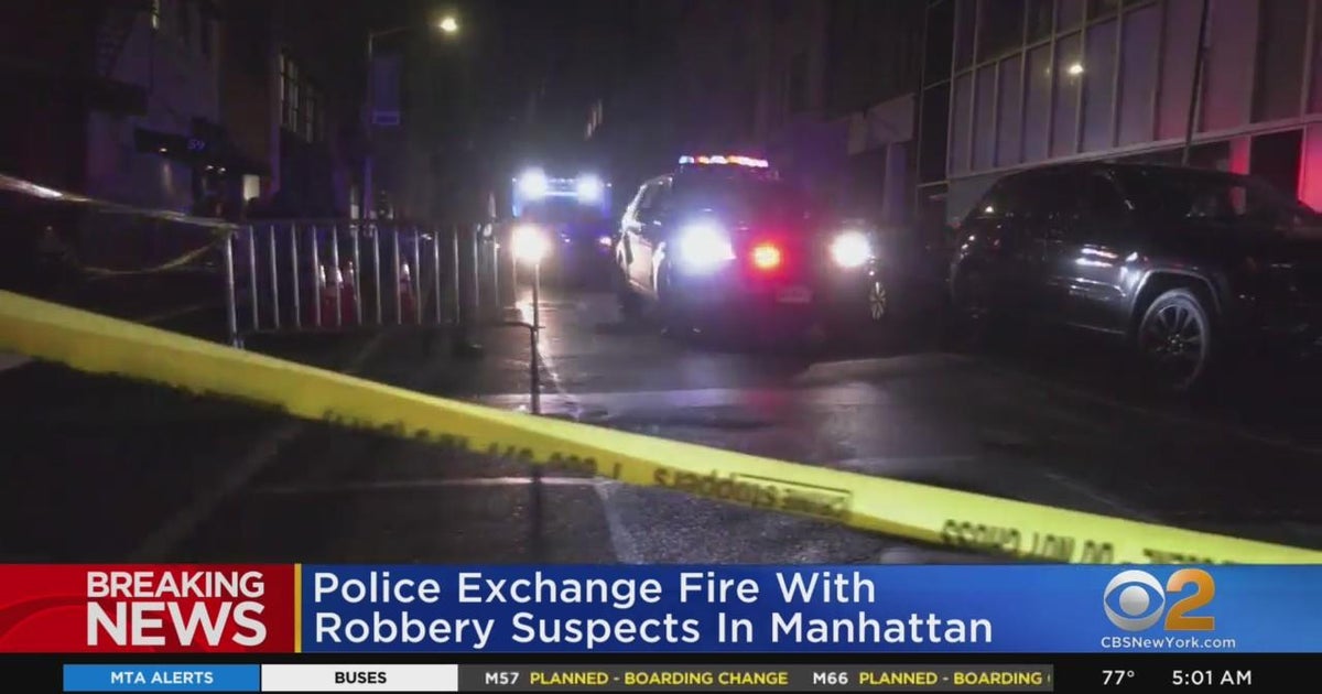 Police-involved shooting overnight in Manhattan - CBS New York
