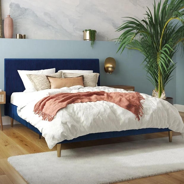 Mr. Kate Daphne Upholstered Low Profile Platform Bed