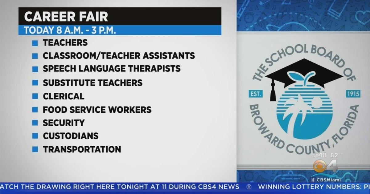 Broward County Public Schools holding career fair