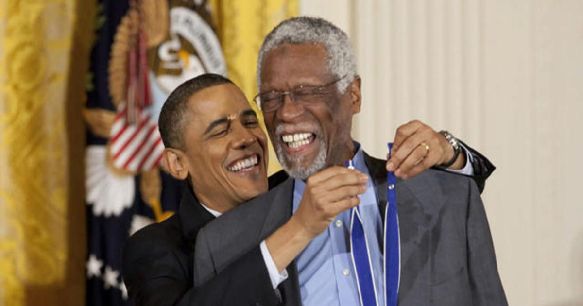 Bill Russell's No. 6 Joins Rare Class of Retired Jersey Numbers