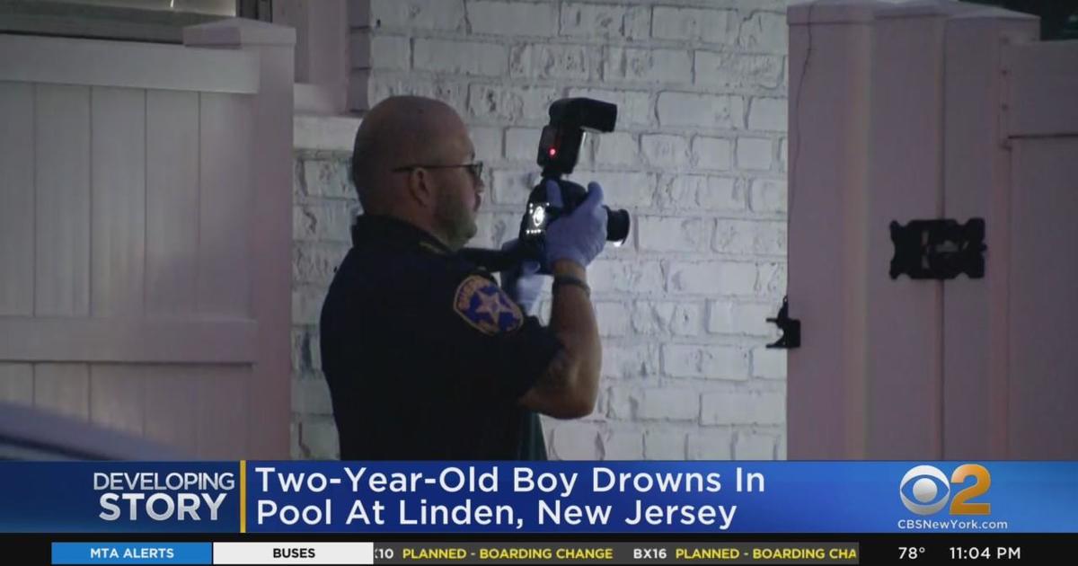 2yearold boy drowns in pool at Linden, N.J. home CBS New York