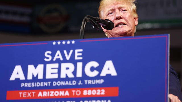 President Trump Holds Rally For Arizona GOP Candidates 