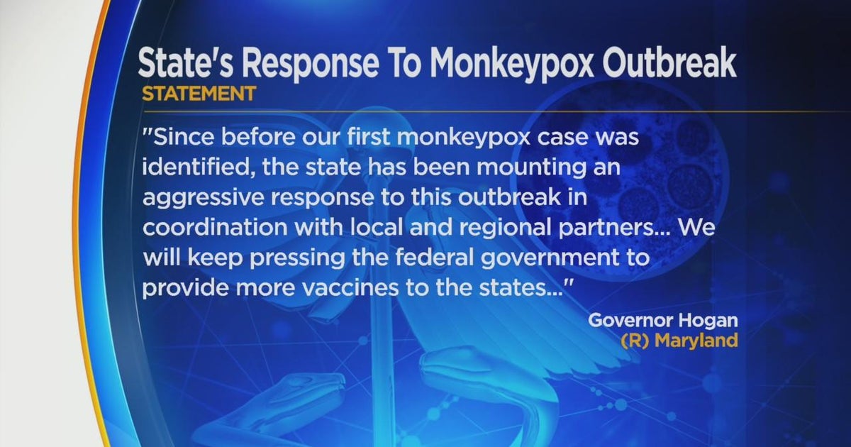 Baltimore holding monkeypox vaccine clinics Thursday CBS Baltimore