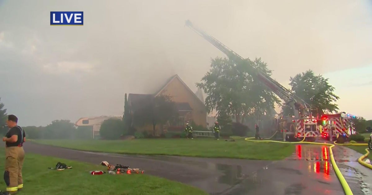 Lightning causes house fire in Washington County CBS Minnesota