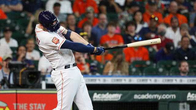 Trey Mancini plays first in Houston Astros' World Series clincher
