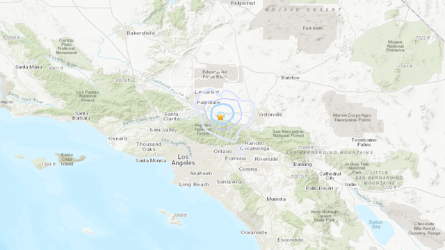 Magnitude 3.3 earthquake strikes near Los Angeles-San Bernardino county line 