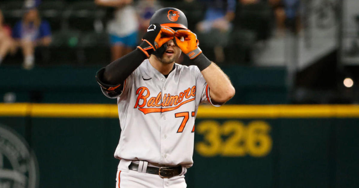 Orioles win 6-3 for 1st-ever season series sweep of Rangers