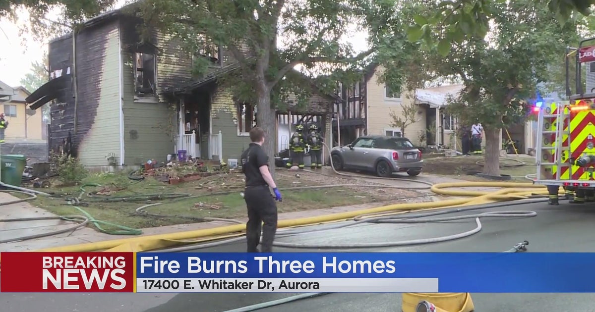 At least 3 homes in Aurora damaged in fire CBS Colorado