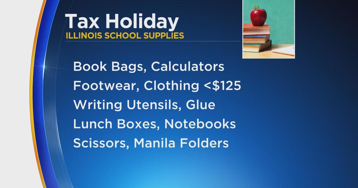 Sales tax holiday for backtoschool items starts Friday CBS Chicago