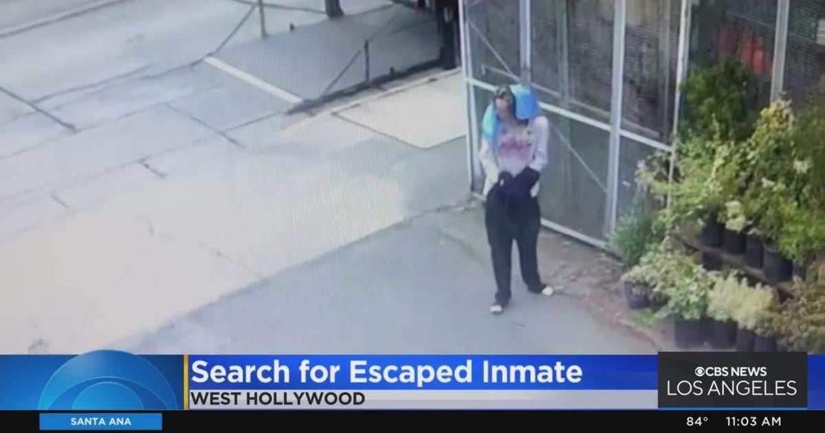 Escaped inmate sparks large-scale West Hollywood manhunt