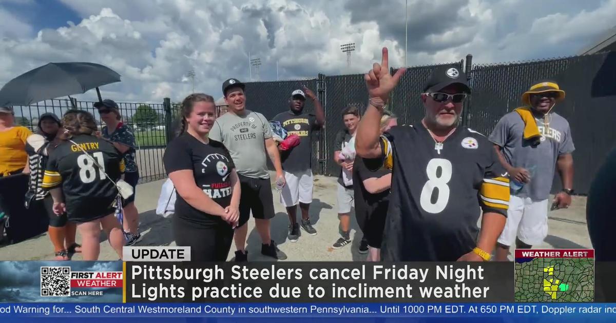 Steelers cancel Friday Night Lights practice because of storm - CBS  Pittsburgh