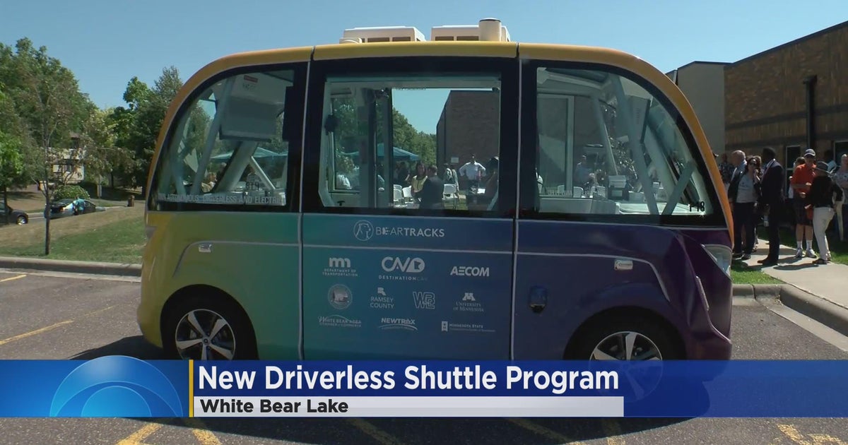 Driverless shuttle program launches in White Bear Lake CBS Minnesota
