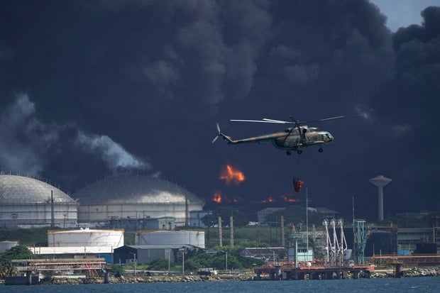 Cuba Oil Fire 