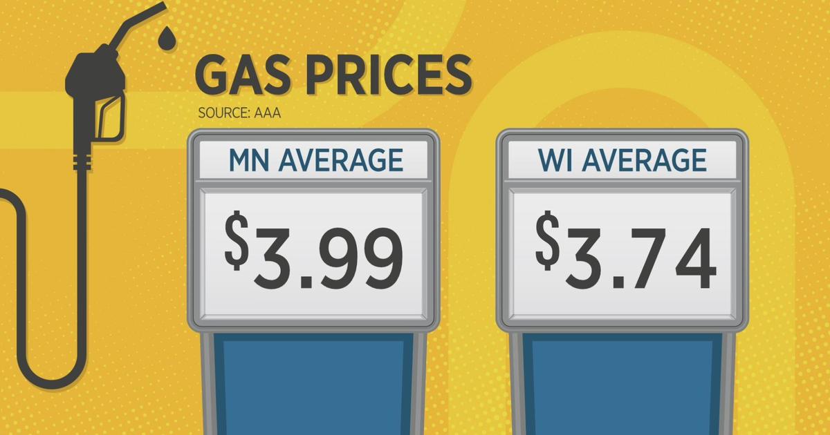 Average Gas Price In Minnesota Falls Below $4 A Gallon - CBS Minnesota