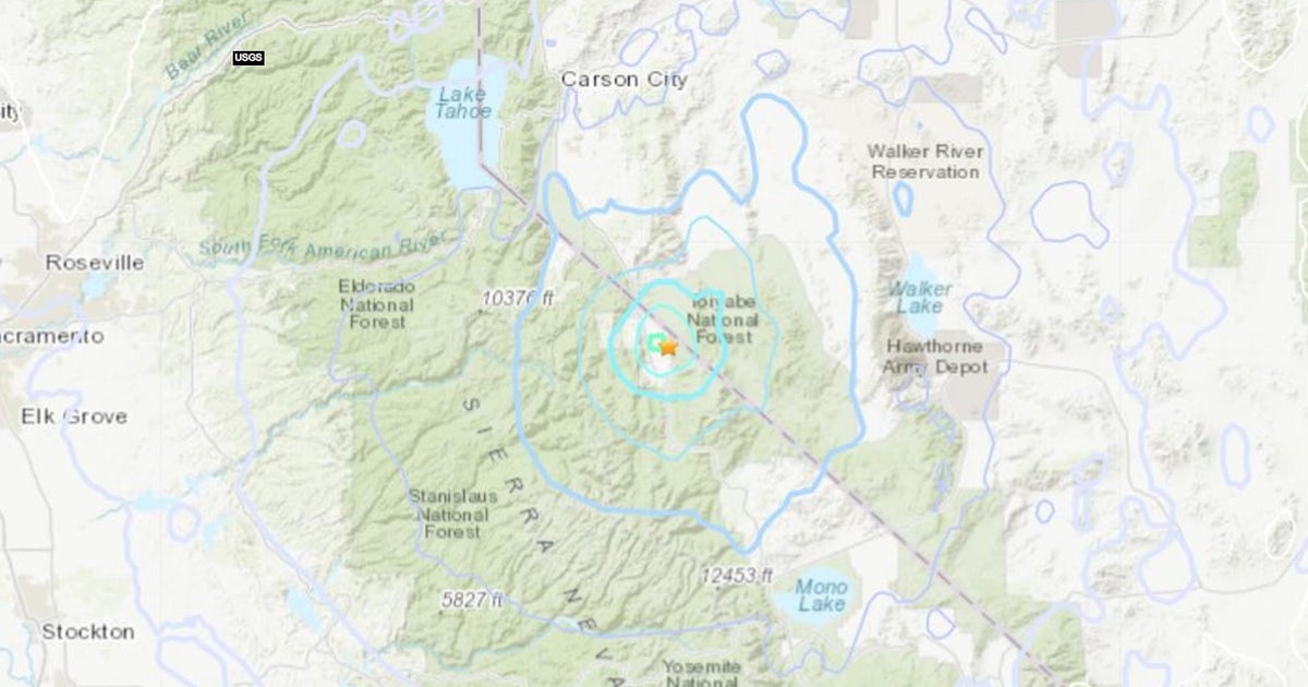 Preliminary 4.4-magnitude earthquake strikes between Lake Tahoe and Mono Lake
