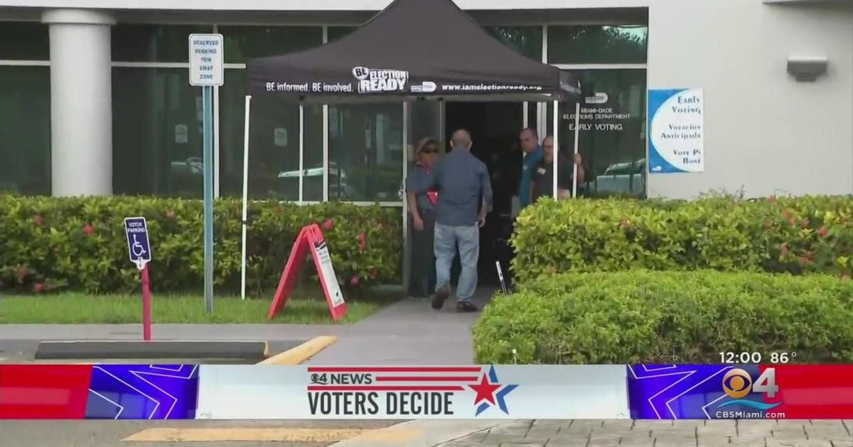 Early in-person voting for August primary off to slow start in Miami-Dade