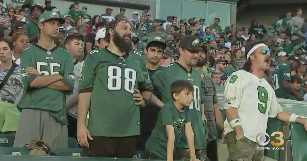 Eagles Fans Party at Super Bowl Pep Rally at Lincoln Financial